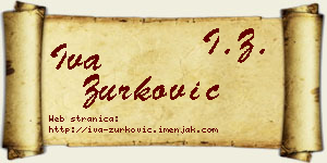Iva Zurković vizit kartica